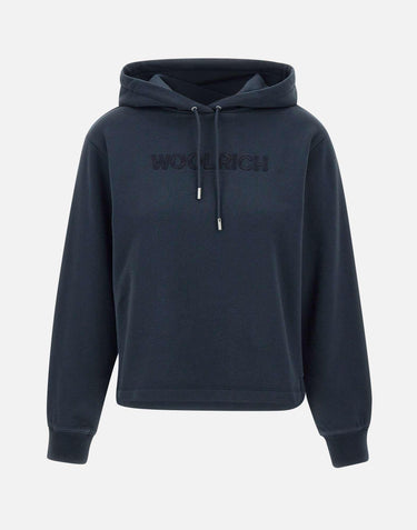 Felpa "Classic fleece hoodie" in cotone CFWWSW0156 FRUT40093989 WOOLRICH 