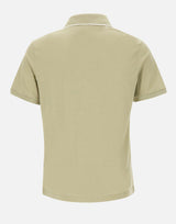 Polo open collar in misto seta e cotone 26411237 722 PAUL&SHARK 