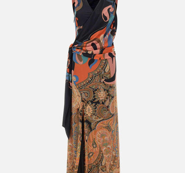 Abito lungo con doppio motivo WRHA0635 99IPS13X0810 ETRO 