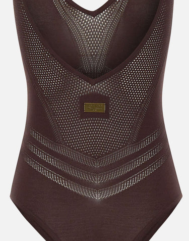 Body in maglia traforata BK80W61E2 644 ELISABETTA FRANCHI 
