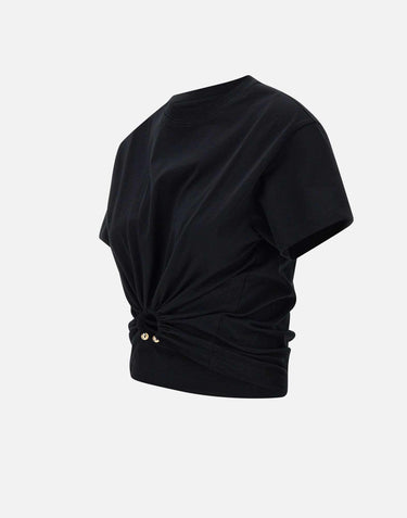 T-shirt in cotone 23AJTO539CO0485 P001 RABANNE 