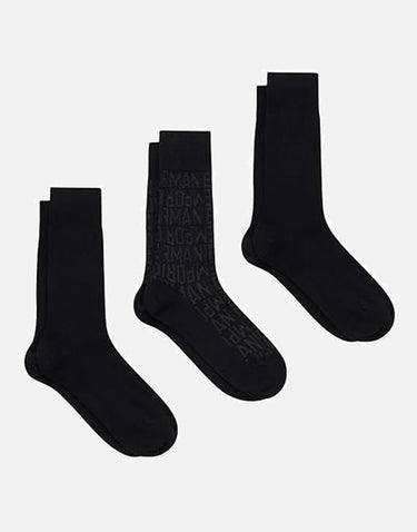 Set tre paia di calze EM000554 AF18180MC254 EMPORIO ARMANI 