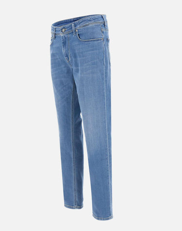 Jeans "Rubens30" in cotone P01530U9 2700BLUE RE-HASH 
