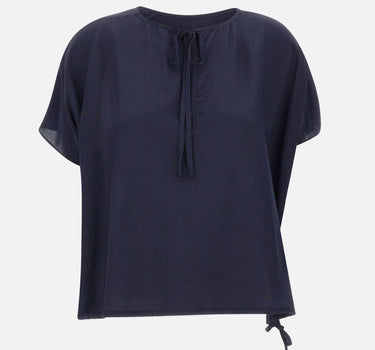 Blusa in misto viscosa e seta SP5NT025 3000 KAOS 