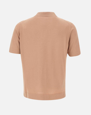 Polo in crepe di cotone PL0MCSK CR14R300 FILIPPO DE LAURENTIIS 