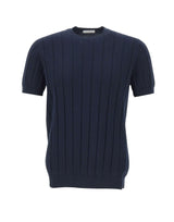 Maglia in cotone a coste larghe DK17026 BLUNOTTE DIKTAT 