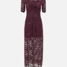 Abito midi in pizzo 26AJR0106PA0170 P534 RABANNE 