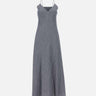 Abito lungo in misto lino con lurex M80ABIK02 TES0M06811 ELEVENTY 