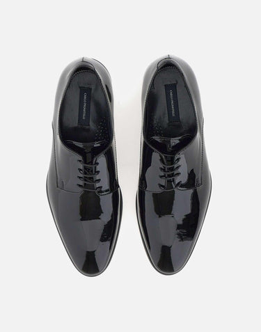 Stringate cerimonia "Rugan" in vernice 50Z8480 NERO CARLO PIGNATELLI 
