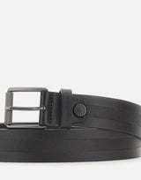 Cintura in pelle con lavorazione a righe CNK00318 TCSNNERO GIANNI CHIARINI 