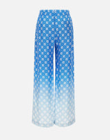 Pantaloni in seta con monogramma a rombi sfumato WSS26TR372 02 CASABLANCA 