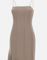 Abito lungo in chiffon con spalline 115519 816 ROTATE BIRGER CHRISTENSEN 