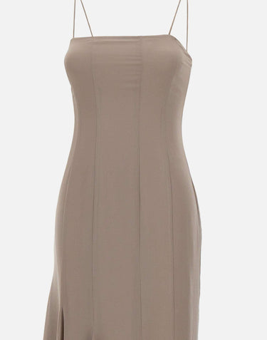 Abito lungo in chiffon con spalline 115519 816 ROTATE BIRGER CHRISTENSEN 