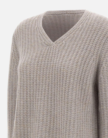 Maglia in cotone e cashmere 252C52717 9039 HEMISPHERE 