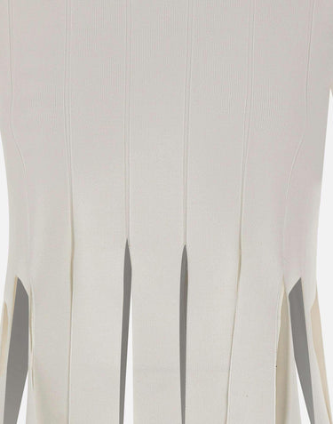 Maglia con frange CA6110MS55N P9636 LIU-JO 