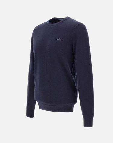Maglia in lana e cotone K45101 07 SUN68 
