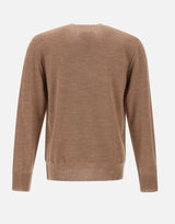Maglia in lana con cuciture a contrasto SH0HL0010 M13037130 MM6 MAISON MARGIELA 
