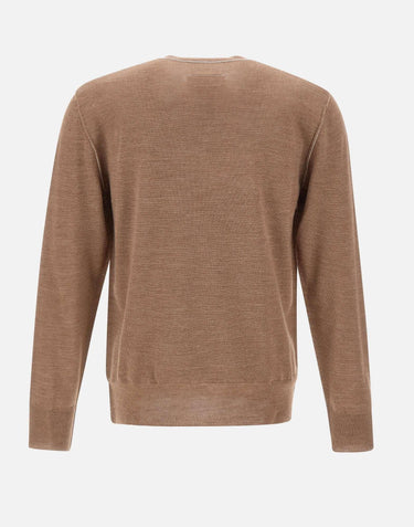 Maglia in lana con cuciture a contrasto SH0HL0010 M13037130 MM6 MAISON MARGIELA 