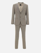 Abito due pezzi slim fit con micromotivo 50557252 252 BOSS 