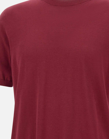 Maglia a maniche corte in misto seta e cotone 300421 375 KANGRA 