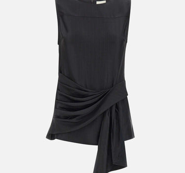 Top drappeggiato "Fonda" FONDA BLACK LOULOU DE SAISON 