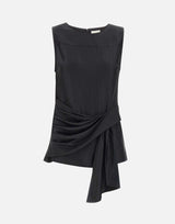 Top drappeggiato "Fonda" FONDA BLACK LOULOU DE SAISON 