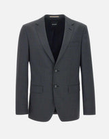 Blazer "H Huge"  in lana rigenerata 50537537 021 BOSS 