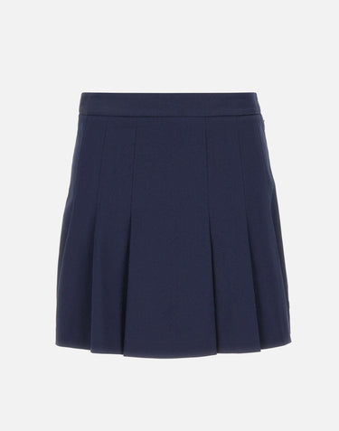 Gonna corta plissettata in cotone elasticizzato JF8001 166 LACOSTE 