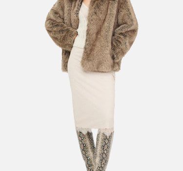 Pelliccia ecologica MF5232E1095 M9873 LIU-JO 