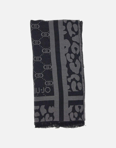 Stola con logo 2F5040T0300 22222 LIU-JO 