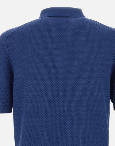 Polo in maglia di cotone organico 57113 18028580 GRAN SASSO 