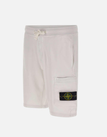 Bermuda in felpa di cotone biologico 6200011S0051 V0001 STONE ISLAND 