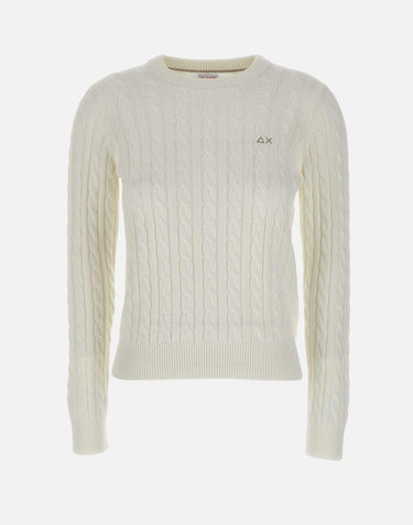 "Cable knit sweater" K35224 31 SUN68 