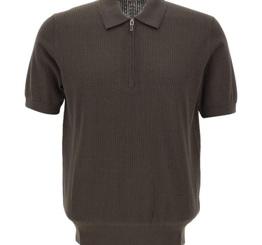 Polo con treccine e mezza zip 302310 170 KANGRA 