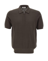 Polo con treccine e mezza zip 302310 170 KANGRA 