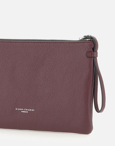 Pochette "Hermy" in pelle BS3695 GRNWINEBERRY GIANNI CHIARINI 