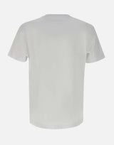 T-shirt  "Brilliant" in cotone P109CWAB225 WHITE PURPLE BRAND 