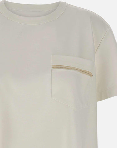 T-shirt in jersey con taschino JED266F155 L7720142 FABIANA FILIPPI 
