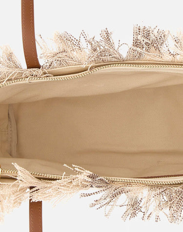 Borsa a spalla "City Bag Fringe" CBMF001 01750L MC2 SAINT BARTH 