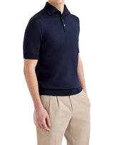 Polo in cotone crêpe PL1MCPAR CR14R890 FILIPPO DE LAURENTIIS 