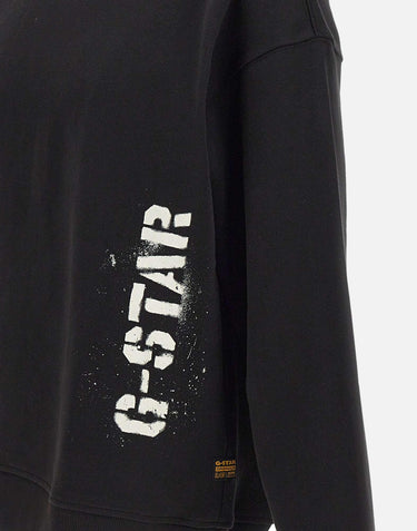 "Sprayed 89 Graphic Loose Sweatershirt" D27096 E1246484 G-STAR RAW 