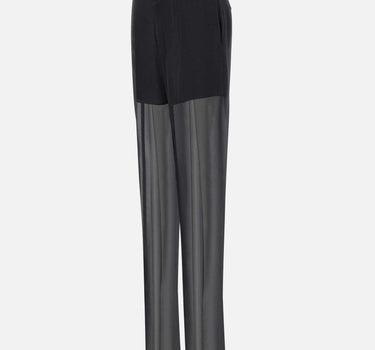 Pantaloni  in georgette di seta 2P164A N0990 BLUMARINE 