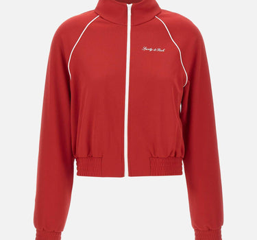 Felpa retrò con logo JA066710326RE33 RUBY SPORTY & RICH 