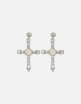 Orecchini in metallo e castoni 4W282A N0993 BLUMARINE 
