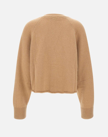 Cardigan cropped in misto lana e cashmere F5LAWOCA369 178 LANEUS 