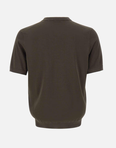 Maglia a maniche corte con profili a contrasto 301421 232 KANGRA 