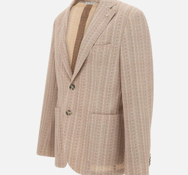 Blazer "Nuvola" riga in jersey misto cotone 4032G2728MC 26327126 MANUEL RITZ 