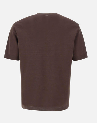 T-shirt in jersey effetto maglia JG000206U 520598800 HERNO 