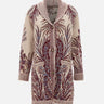 Maxi cardigan in lana e cotone jacquard WRKE0162 AQ165X0801 ETRO 