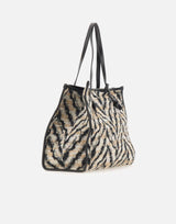 Borsa a spalla "Marcella" BS6850 ZEBRANEROBIANCO MARCELLA CLUB GIANNI CHIARINI 
